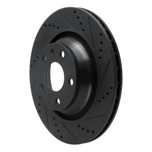 Audi TT Quattro RS Brake Rotor (1) - Rear Right - DFC - Drilled & Slotted - Black - `08-`15 Audi TT Quattro RS Brake Rotor (1) - Rear Right - DFC - Drilled & Slotted - Black - `08-`15