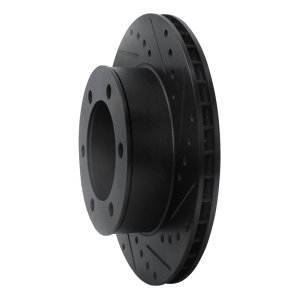 Toyota 4Runner Brake Rotor (1) - Front Right - DFC - Drilled & Slotted - Black - `95-`04