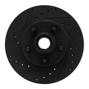 Ford Ranger Brake Rotor (1) - Front Left - DFC - Drilled and Slotted - Black - `06-`12 Ford Ranger Brake Rotor (1) - Front Left - DFC - Drilled and Slotted - Black - `06-`12
