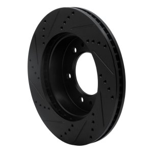 Hummer H3T Brake Rotor (1) - Front Right - DFC - Drilled & Slotted - Black - `06-`10 Hummer H3T Brake Rotor (1) - Front Right - DFC - Drilled & Slotted - Black - `06-`10