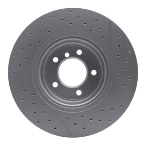 BMW 135IS Brake Rotor (1) - Front - DFC - GeoSPEC Drilled & Slotted - 2013