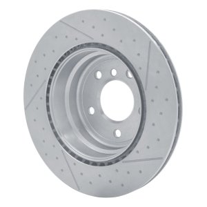 BMW 135IS Brake Rotor (1) - Rear - DFC - Dimpled and Slotted - 2013