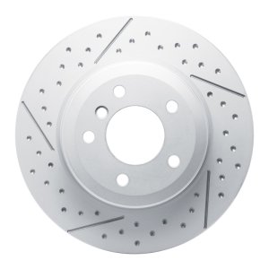 BMW 135IS Brake Rotor (1) - Rear - DFC - GeoSPEC Dimp & Slot - 2013