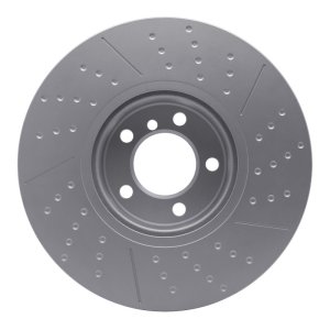 BMW 340i xDrive Brake Rotor (1) - Front - DFC - GeoSPEC Coated Rotor - Dimpled and Slotted - `12-`21 BMW 340i xDrive Brake Rotor (1) - Front - DFC - GeoSPEC Coated Rotor - Dimpled and Slotted - `12-`21