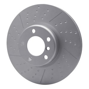 BMW 340i xDrive Brake Rotor (1) - Front - DFC - GeoSPEC Coated Rotor - Dimpled and Slotted - `12-`21 BMW 340i xDrive Brake Rotor (1) - Front - DFC - GeoSPEC Coated Rotor - Dimpled and Slotted - `12-`21