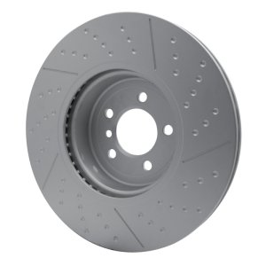 BMW 440I Brake Rotor (1) - Front - DFC - Dimpled and Slotted GeoSPEC Coated - `13-`20