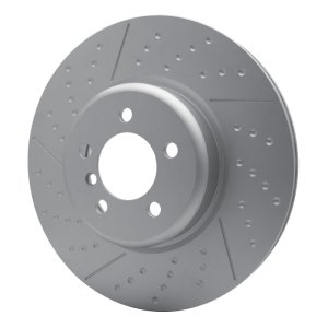 BMW 440I Brake Rotor (1) - Front - DFC - Dimpled and Slotted GeoSPEC Coated - `13-`20