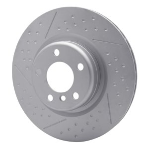 BMW 230i Brake Rotors (1) - Rear - DFC - GeoSPEC Coated, Dimpled and Slotted - `12-`20