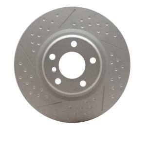 BMW 230i Brake Rotors (1) - Rear - DFC - GeoSPEC Coated, Dimpled and Slotted - `12-`20