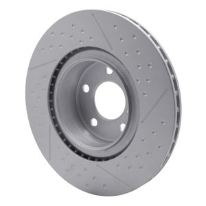 BMW 230i Brake Rotors (1) - Rear - DFC - GeoSPEC Coated, Dimpled and Slotted - `12-`20