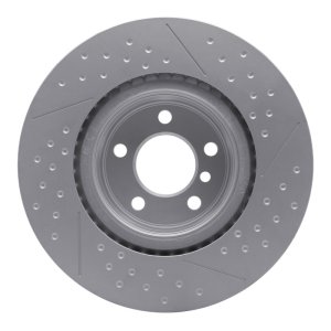 BMW 230i Brake Rotors (1) - Rear - DFC - GeoSPEC Coated, Dimpled and Slotted - `12-`20