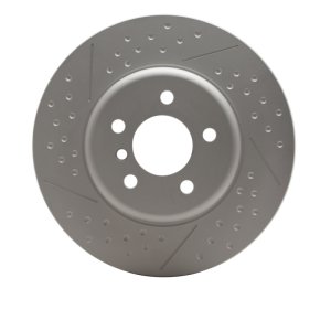 BMW 428i Brake Rotor (1) - Rear - DFC - GeoSPEC Coated - Dimpled and Slotted - `13-`21