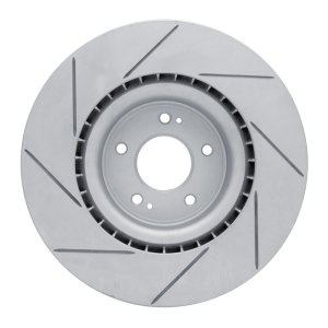 Hyundai Genesis Coupe Brake Rotor (1) - Front Right - DFC - Slotted Geoperformance - `10-`16