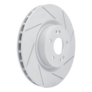 Hyundai Genesis Coupe Brake Rotor (1) - Front Right - DFC - Slotted Geoperformance - `10-`16
