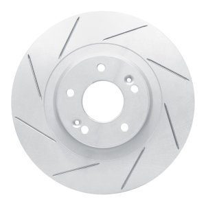Hyundai Santa Fe Sport Brake Rotor (1) - Front Left - DFC - Geoperf Slotted - `13-`20