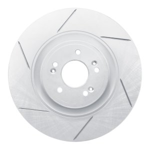 Genesis G80 Brake Rotor (1) - Front Left - DFC - Geoperformance Slotted - `18-`20
