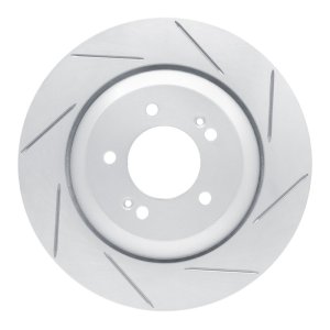 Hyundai Kona N Brake Rotor (1) - Rear Right - DFC - Slotted Geoperformance - `19-`25