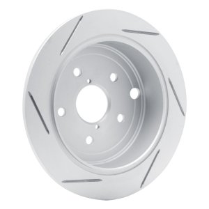 Subaru WRX Brake Rotor (1) - Rear Left - DFC - Geoperformance Slotted - `15-`21