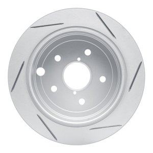 Subaru WRX Brake Rotor (1) - Rear Left - DFC - Geoperformance Slotted - `15-`21