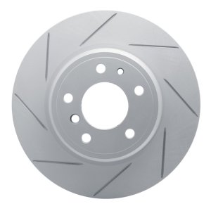 BMW 850CI Brake Rotor (1) - Rear Left - DFC - Slotted Geoperformance - `91-`01