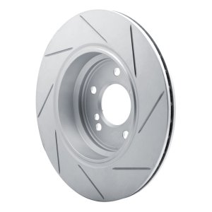 BMW M5 Brake Rotor (1) - Rear Left - DFC - Slotted Geoperformance - `00-`06