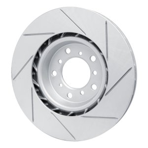 BMW M3 Brake Rotor (1) - Front Right - DFC - Geoperformance Slotted - `01-`06