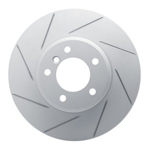 BMW 530xi Brake Rotor (1) - Front Left - DFC - Slotted Geoperformance - `04-`10