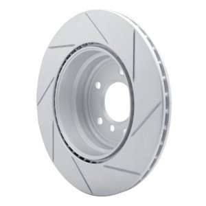 BMW 135IS Brake Rotor (1) - Rear Left - DFC - Slotted Geoperformance - `08-`13