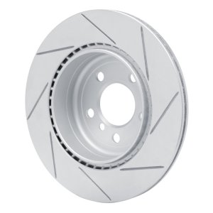 BMW 528i Brake Rotor (1) - Rear Left - DFC - Slotted Geoperformance - `11-`16