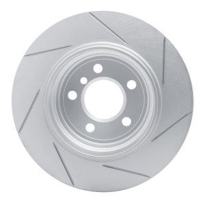 BMW X3 Brake Rotor (1) - Rear Left - DFC - Slotted Geoperformance - `04-`10