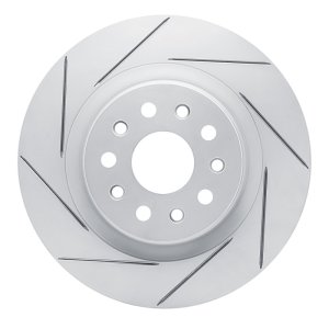 Dodge Charger Daytona Brake Rotor (1) - Rear Left - DFC - Slotted - `21-`25
