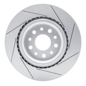 Dodge Charger Daytona Brake Rotor (1) - Rear Left - DFC - Slotted - `21-`25