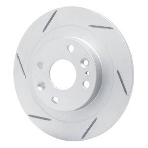 Ford Escort Brake Rotor (1) - Rear Left - DFC - Slotted Geoperformance - `90-`03