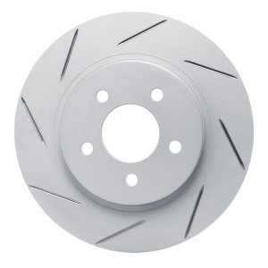 Ford Mustang Brake Rotor (1) - Rear Left - DFC - Slotted Geoperformance - `05-`14