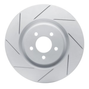 Ford Mustang Brake Rotor (1) - Front Left - DFC - Geoperf Slotted - `07-`14 Ford Mustang Brake Rotor (1) - Front Left - DFC - Geoperf Slotted - `07-`14