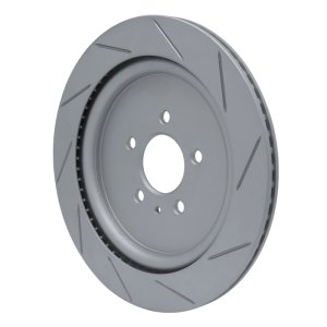 Ford Mustang Brake Rotor (1) - Rear Left - DFC - Slotted Geoperformance - `13-`14 Ford Mustang Brake Rotor (1) - Rear Left - DFC - Slotted Geoperformance - `13-`14
