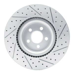 Ford Edge Brake Rotor (1) - Front Left - DFC - Slotted Geoperformance - `19-`24