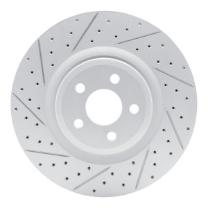Ford Edge Brake Rotor (1) - Front Left - DFC - Slotted Geoperformance - `19-`24 Ford Edge Brake Rotor (1) - Front Left - DFC - Slotted Geoperformance - `19-`24