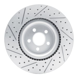 Ford Edge Brake Rotor (1) - Front Right - DFC - Slotted Geoperformance - `19-`24