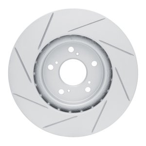 Acura RL Brake Rotor (1) - Front Right - DFC - Slotted Geoperformance - `05-`12