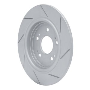 Acura RLX Brake Rotor (1) - Rear Left - DFC - Slotted Geoperformance - `14-`20