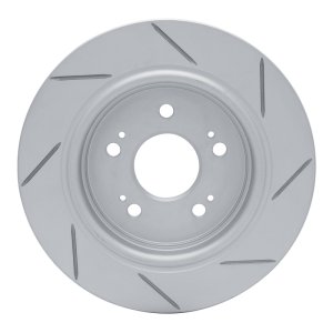 Acura RLX Brake Rotor (1) - Rear Left - DFC - Slotted Geoperformance - `14-`20