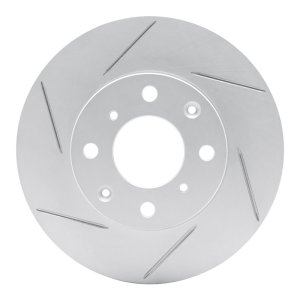 Honda del Sol Brake Rotor (1) - Front Left - DFC - Slotted Geoperformance - `90-`00