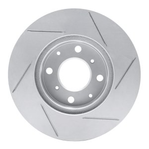 Honda del Sol Brake Rotor (1) - Front Left - DFC - Slotted Geoperformance - `90-`00