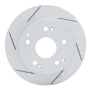Acura Integra Brake Rotor (1) - Rear Left - DFC - Slotted Geoperformance - `97-`06