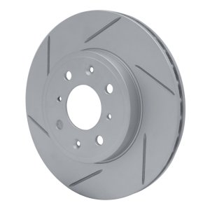 Honda Fit Brake Rotor (1) - Front Left - DFC - Slotted Geoperformance - `15-`20