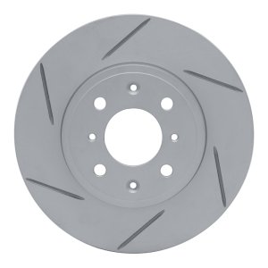 Honda Fit Brake Rotor (1) - Front Left - DFC - Slotted Geoperformance - `15-`20
