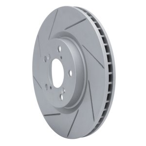 Acura TL Brake Rotor (1) - Front Left - DFC - Slotted Geoperformance - `09-`14