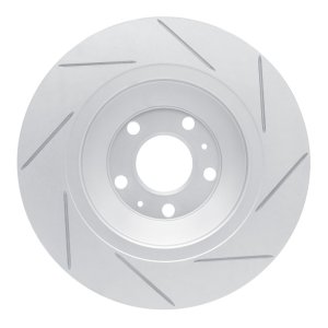 Audi S8 Brake Rotor (1) - Rear Left - DFC - Slotted Geoperformance - `04-`18