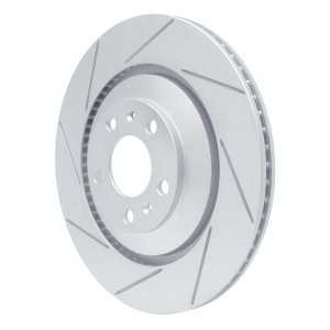 Audi S8 Brake Rotor (1) - Rear Left - DFC - Slotted Geoperformance - `04-`18